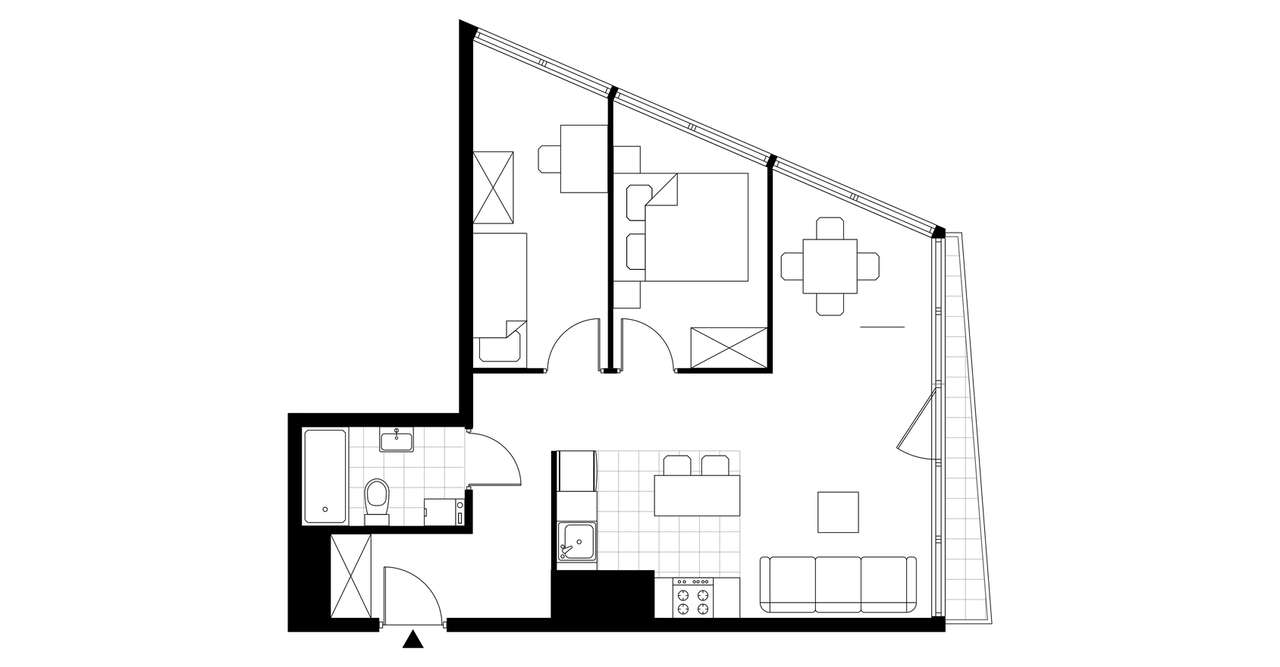 3-pokojowe mieszkanie 60m2 + balkon Bez Prowizji - Pełny obrazek: 5/10