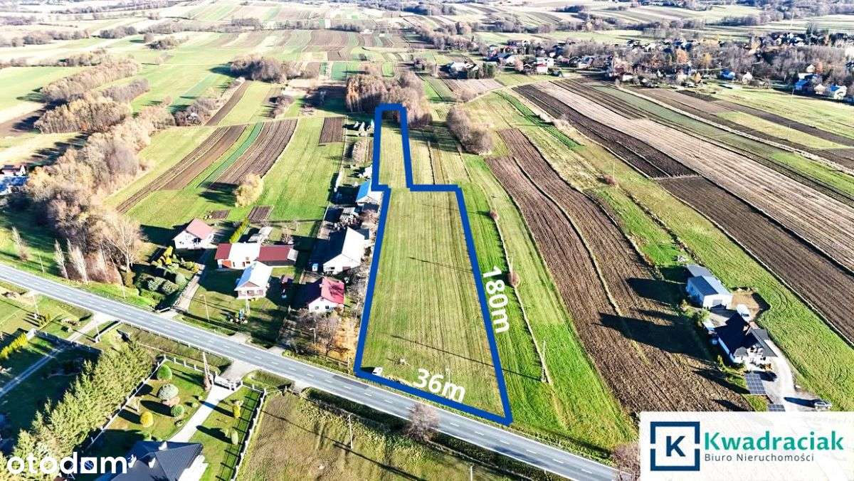 Dużą działka 0,93 ha z mediami - Nowy Żmigrodzie-0