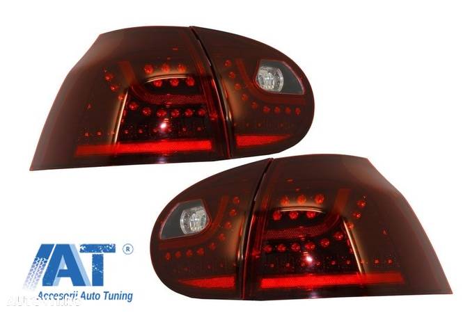 Stopuri LED compatibil cu VW Golf V 5 (2004-2009) Rosu Inchis - 1