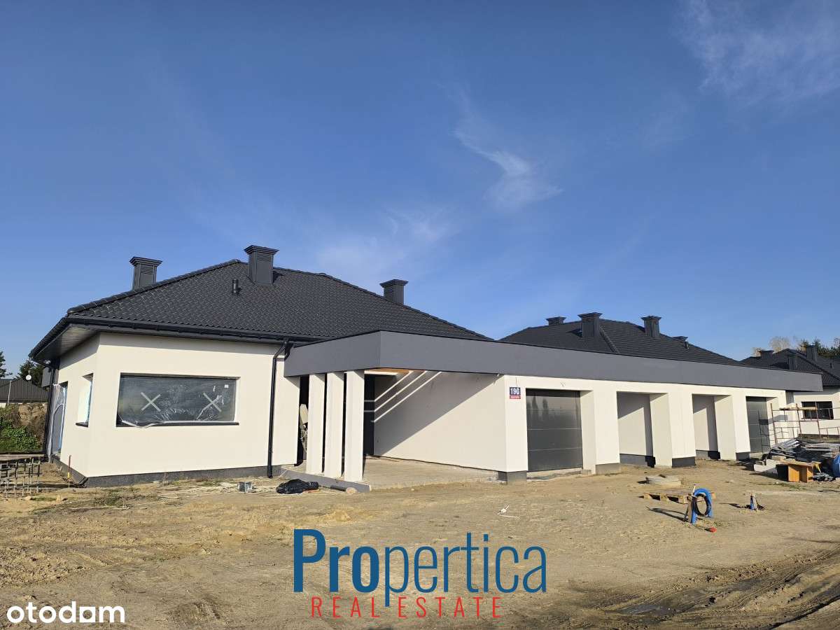 dom z garażem i wiatą w bryle budynku - Pełny obrazek: 4/19