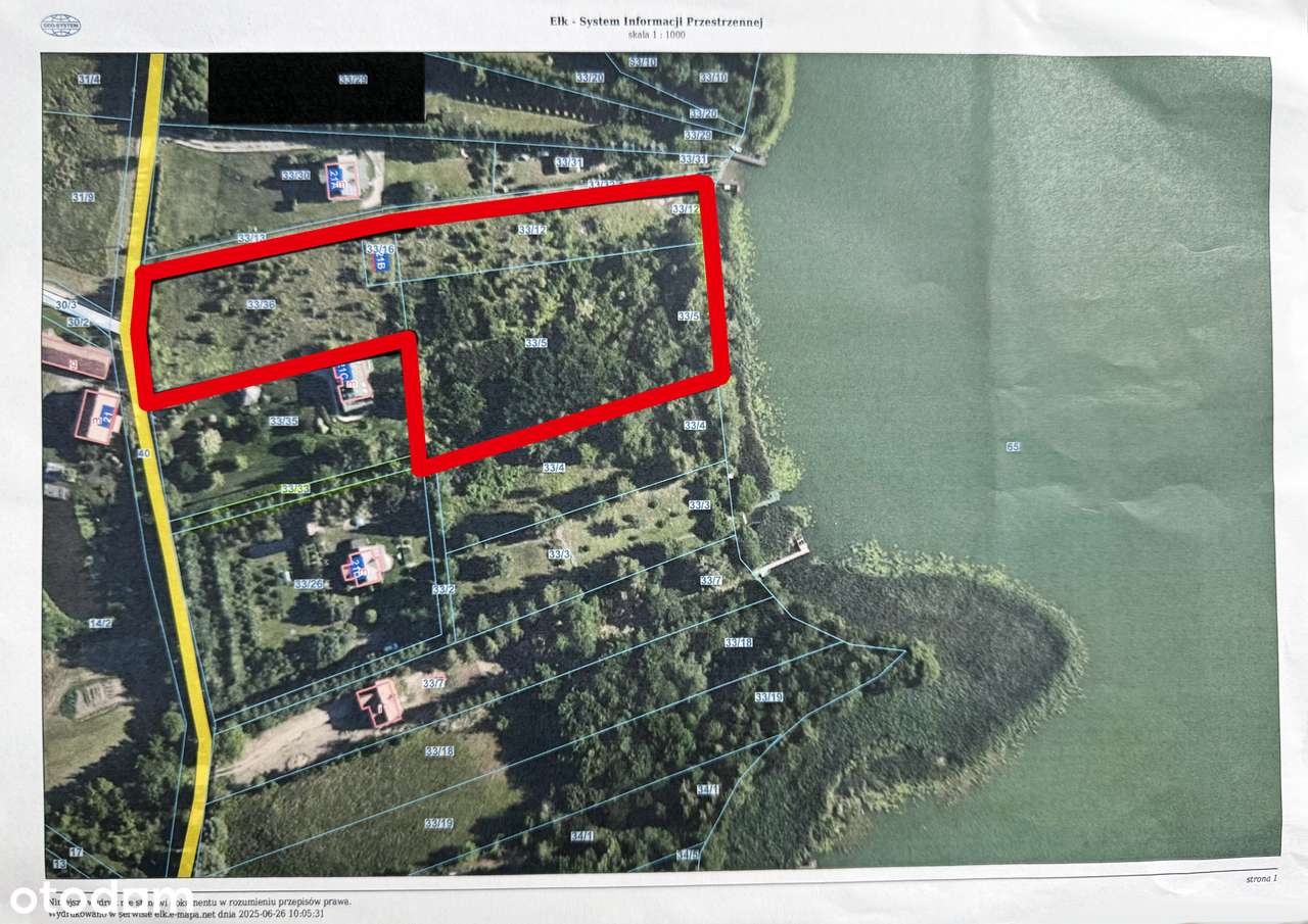 Płociczno, gmina Ełk działka na sprzedaż z dostępem do jeziora - Pełny obrazek: 5/15