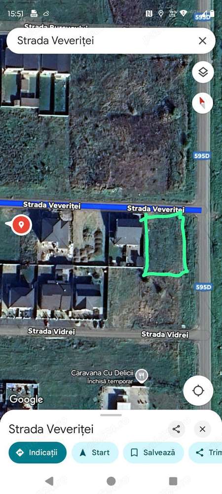 COMISION 0% | Teren Intravilan | Mosnita Noua | 605 mp | Front 22 mp-1