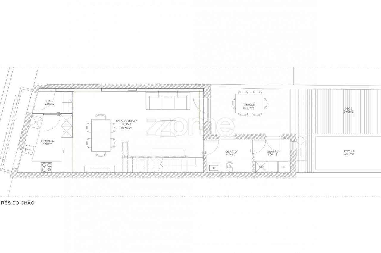 Moradia Nova T3 - Jardim/terraço/varandas - a 700 mts Rotunda Areosa-12