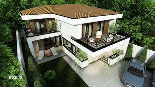 Vila noua cu arhitectura contemporana pe strada Domneasca - Imagine principală: 2/20