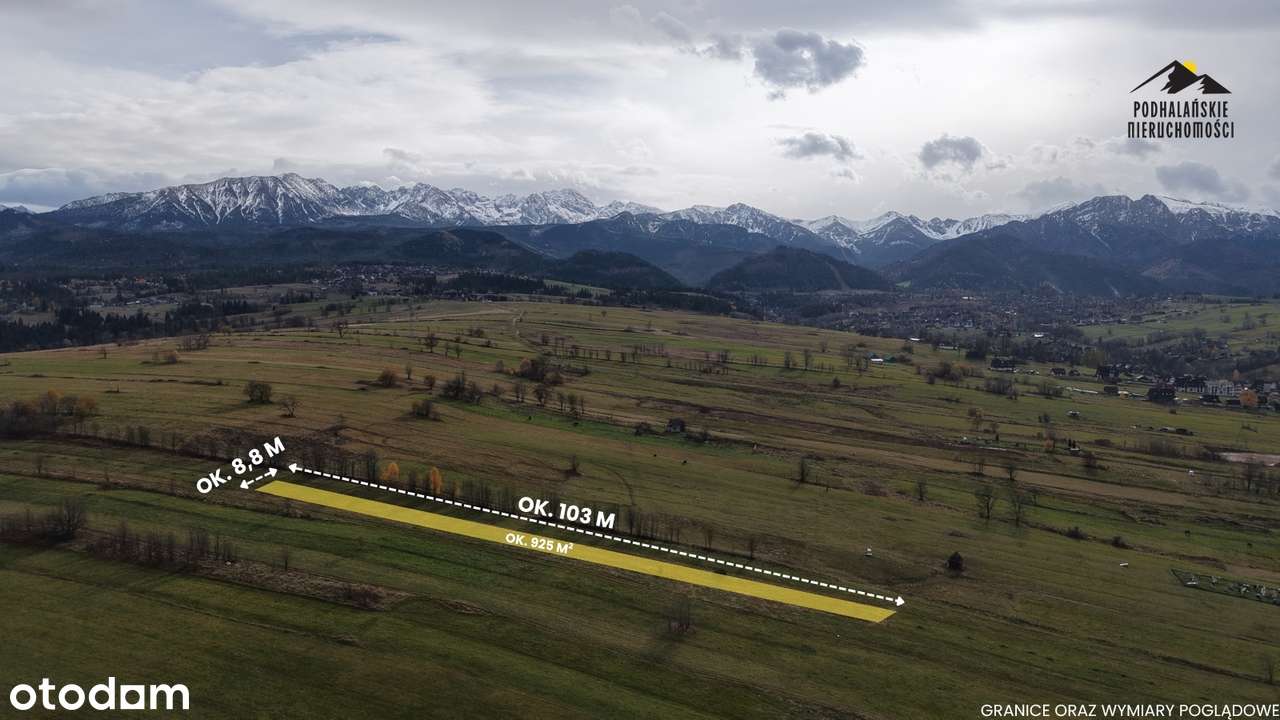 Działki z widokiem na Tatry w Poroninie - Pełny obrazek: 4/18