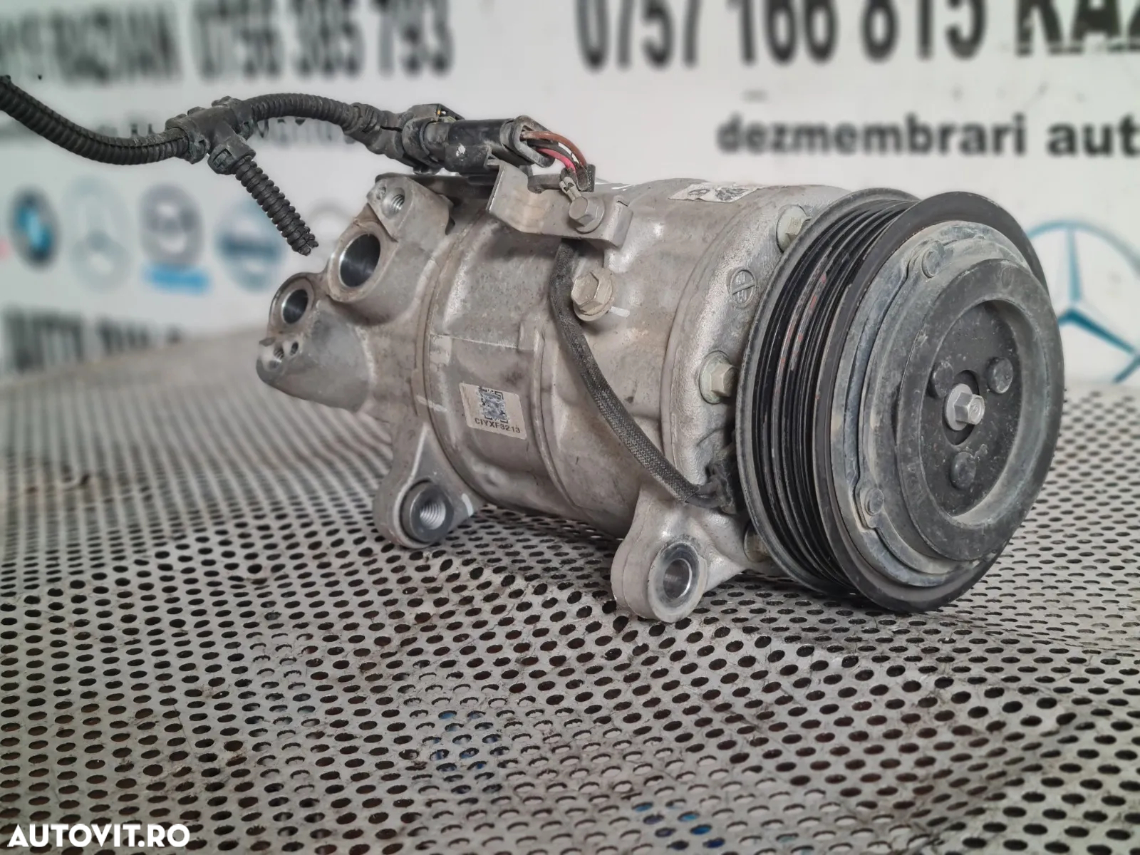 Compresor Clima AC Bmw X1 X2 F39 F48 Seria 2 F45 F46 Mini F55 F56 F57 F60 2.0 D B47 Cod 6842618 Sub 10.000 Km - Dezmembrez Mini / Bmw - Dezmembrari Arad - 2