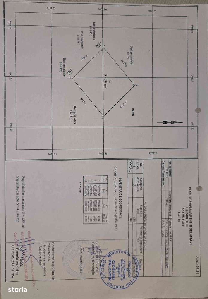 Teren 530 mp in localitatea Cretesti, Vidra Ilfov - Imagine principală: 3/4