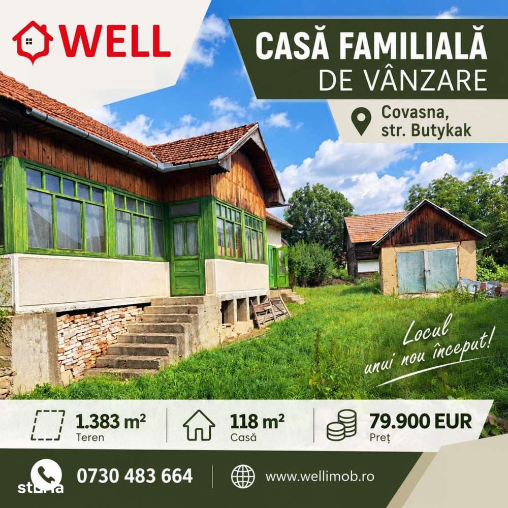 Casă familială de vânzare în Covasna, pe strada Butykák!-0