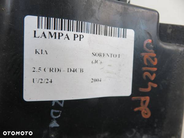 LAMPA PRAWA PRZEDNIA KIA SORENTO I (JC) - 9