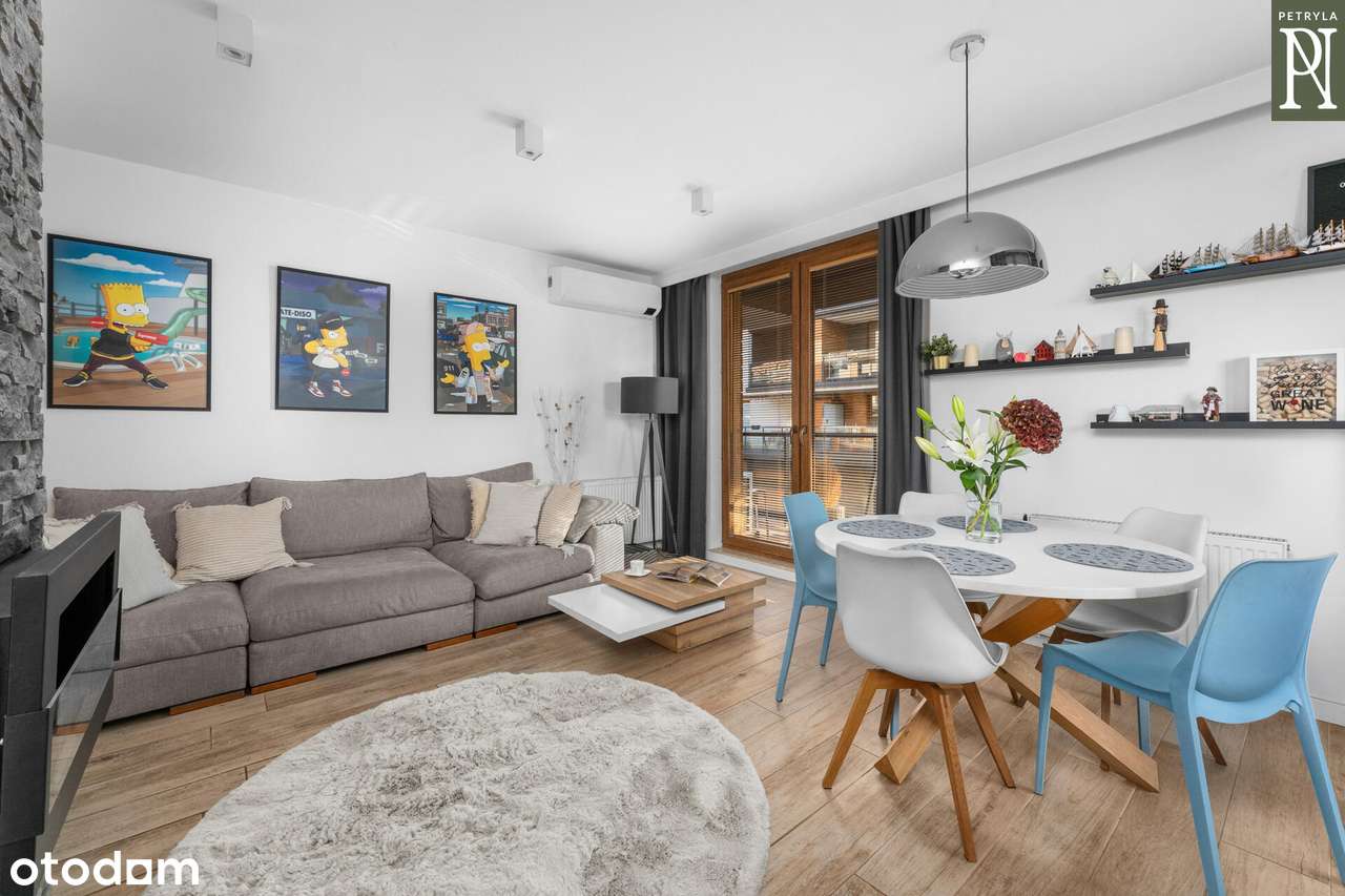 Gustownie urządzone 3-pokojowe z 44m2 tarasem! Przy Bagrach.-2