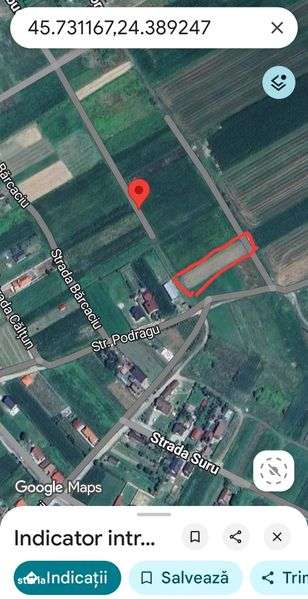 Teren intravilan intabulat Avrig 1400 mp - Imagine principală: 5/5