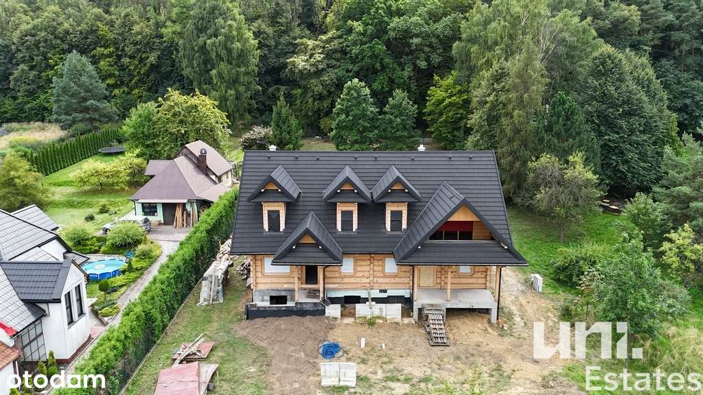 unikatowy dom z grubej bali | widokowy pod lasem! - Pełny obrazek: 2/19