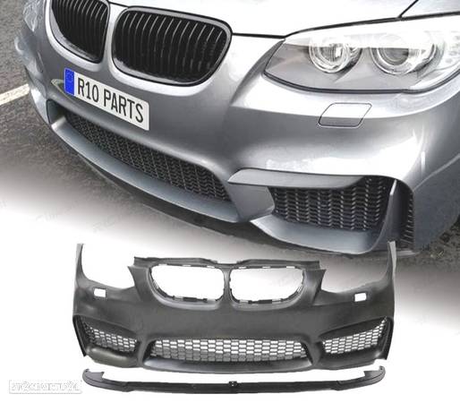 PARA-CHOQUES FRONTAL PARA BMW E92 LCI 10-14 LOOK M4 + SPOILER LIP - 2