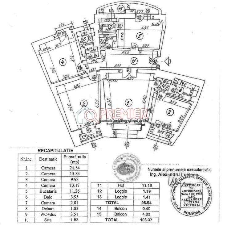 BULEVARDUL UNIRII - Apartament 4 Camere - 103 mp - Disponibil imediat - Imagine principală: 3/20