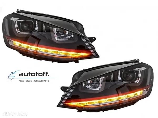 Faruri LED 3D VW Golf 7 (2012-2017) GTI Design - 4