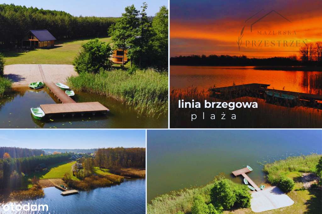 dom na Mazurach nad jeziorem, linia brzegowa-17