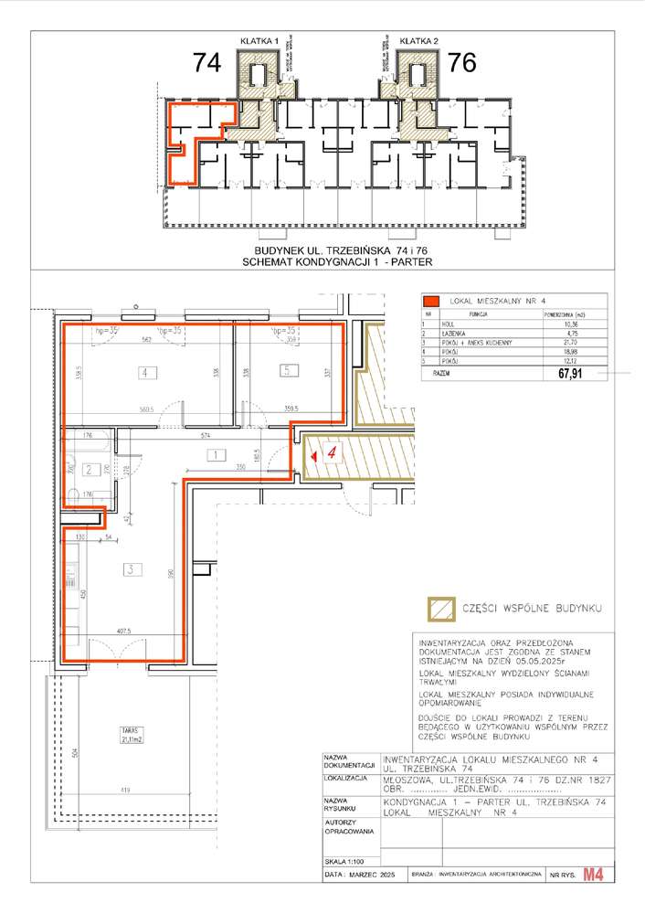 Vidok Residence | mieszkanie 3-pok. | A3-1-4 - Pełny obrazek: 2/7