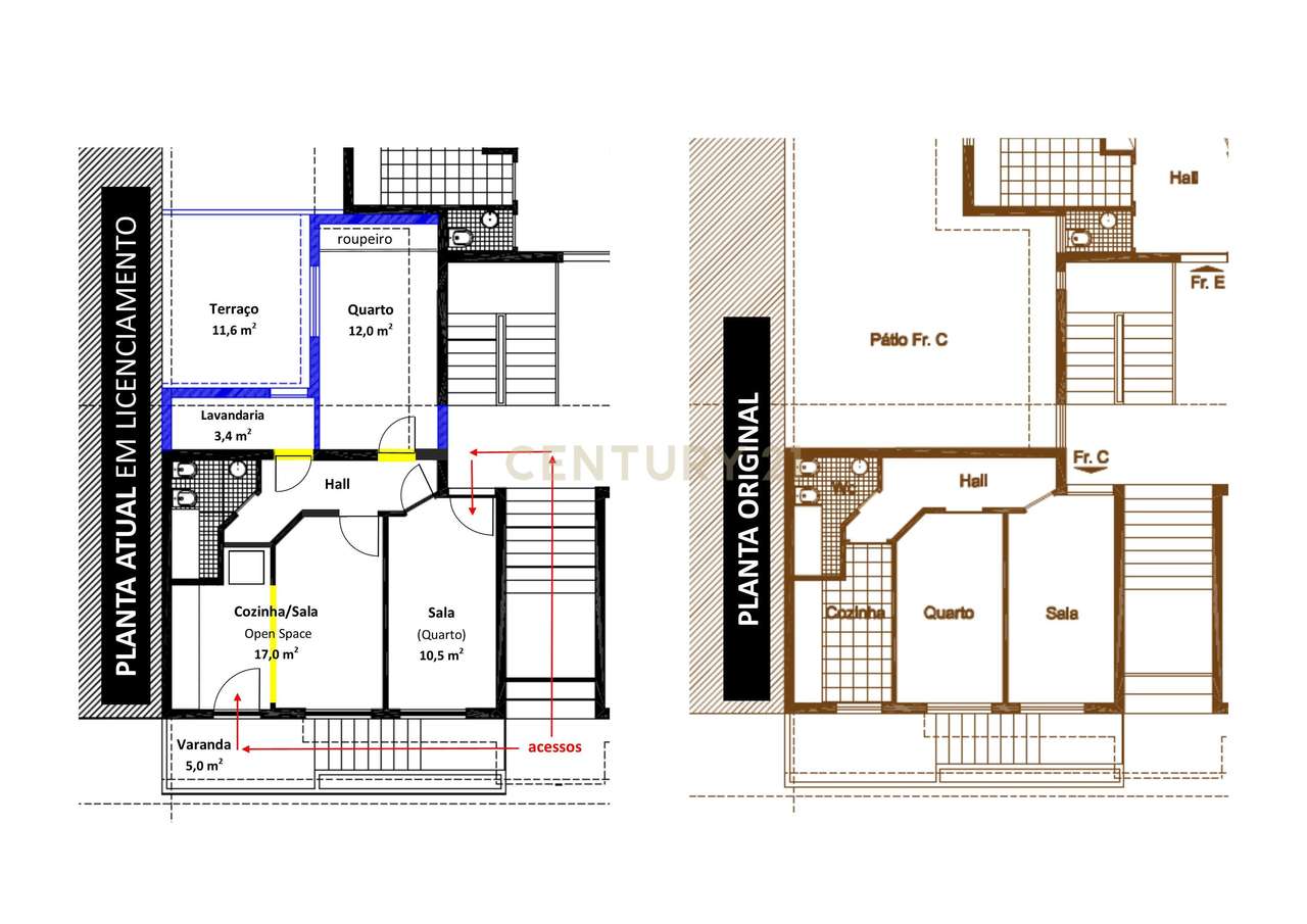 Foco no Investimento (T2 com terraço e varanda, arrendado por 650€) - Grande imagem: 2/19