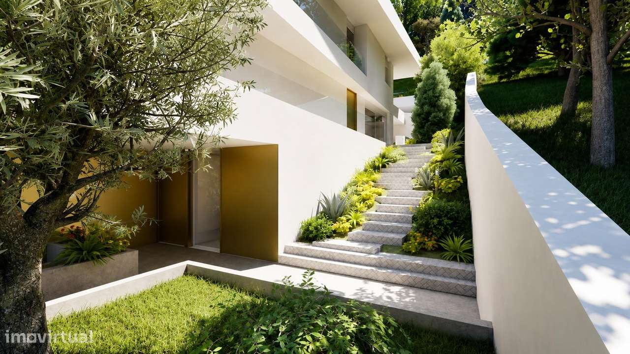 Terreno Urbano de 1497 m2 com Alvará e Vista Mar na Galiza, Estoril-14