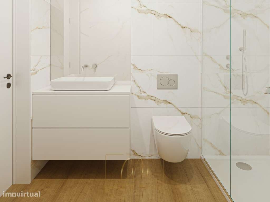 T2 NOVO em condomínio fechado, a 200 metros da praia-10