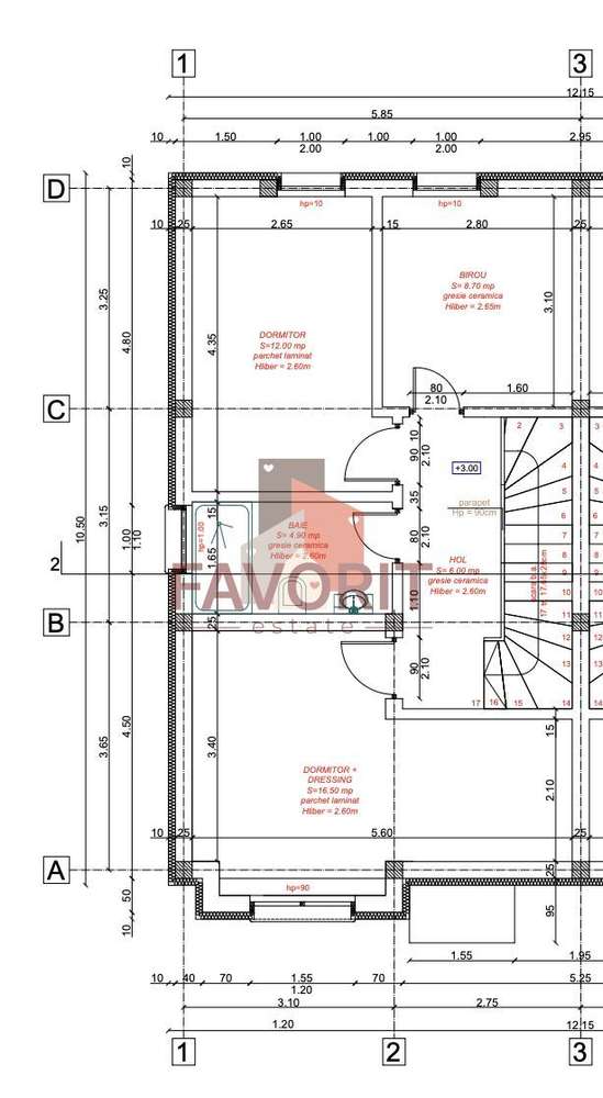 Duplex 4 camere | La asfalt | Toate utilitatile | Statie de autobuz-18