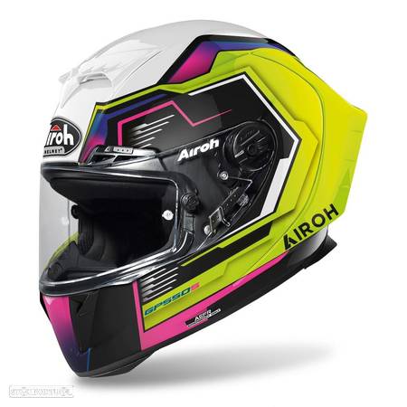 capacete gp550s rush multicolor gloss airoh - 1