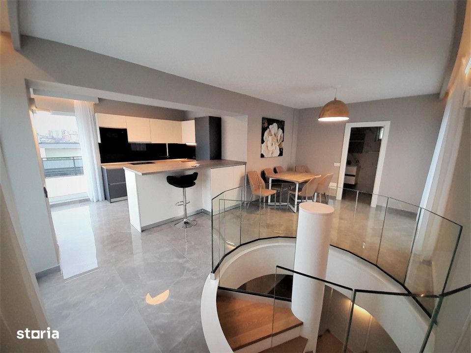 Penthouse lux pe 2 nivele, 3 camere, in Bonjour Residence
