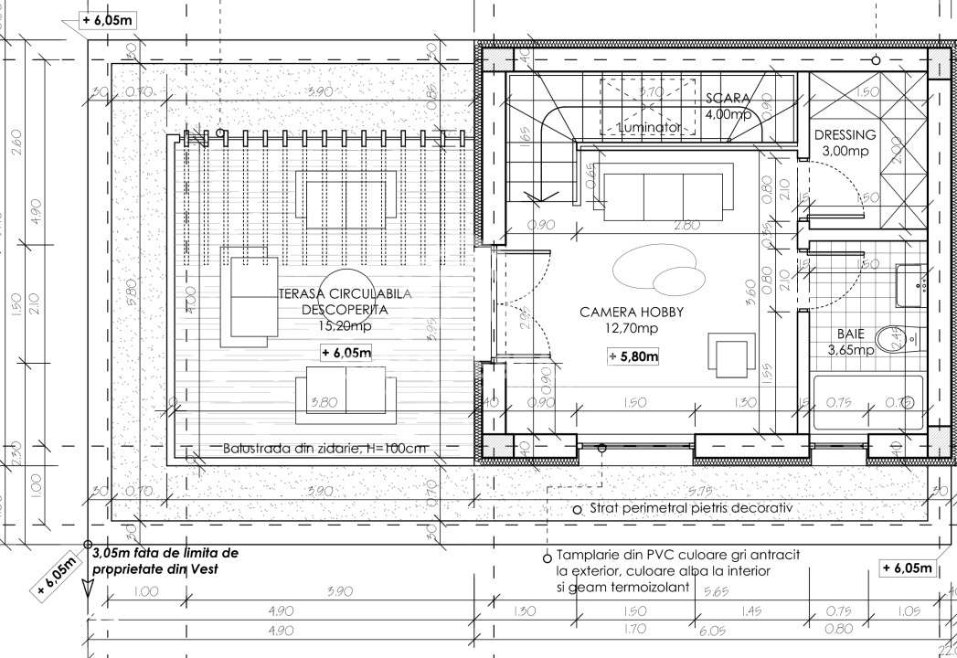 Trapezului - Casa Individuala S+P+1E+Etaj Retras - Comision 0% - Imagine principală: 5/13