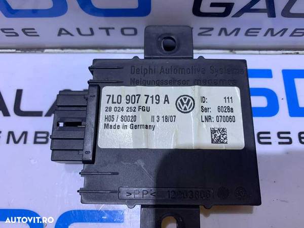 Unitate Modul Calculator Alarma Anti-Remorcare Anti-Furt VW Touareg 2003 - 2010 Cod 7L0907719A - 3