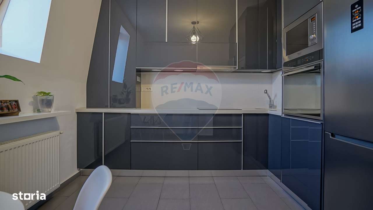 Apartament spațios, terasă proprie, Tractorul, Brașov-11