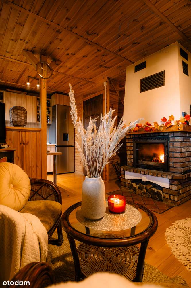 Całoroczny domek 30 m od jeziora, działka 1200 m²-1