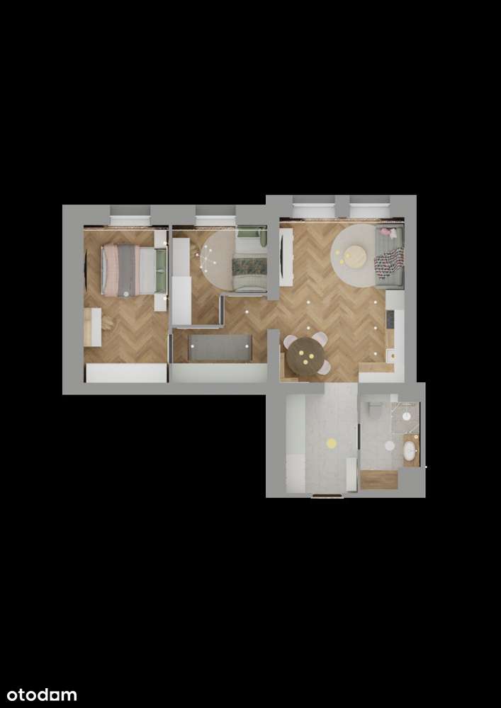 3 pokoje do remontu centrum Oławy. Nowe instalacje - Pełny obrazek: 5/5