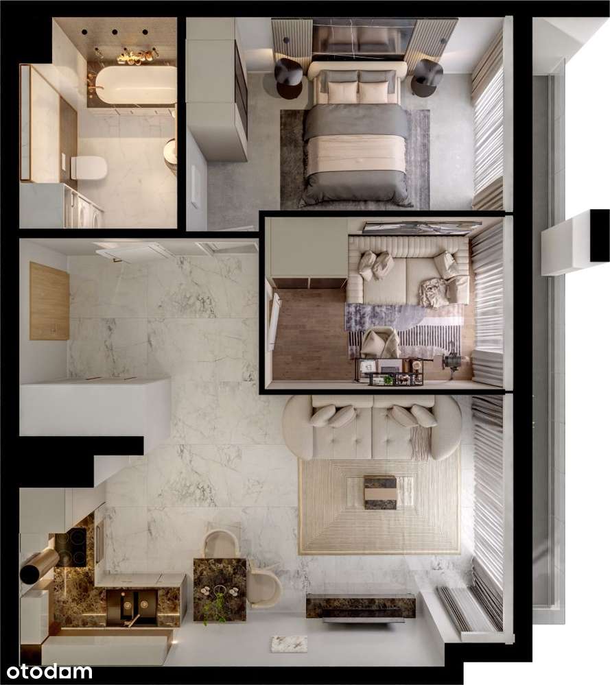 Gemini G7 | mieszkanie 3-pok. | A10-1-72 - Pełny obrazek: 4/9