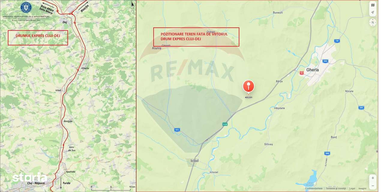 Teren 9.4 ha extravilan + casa 230 mp, COMISION 0%-4