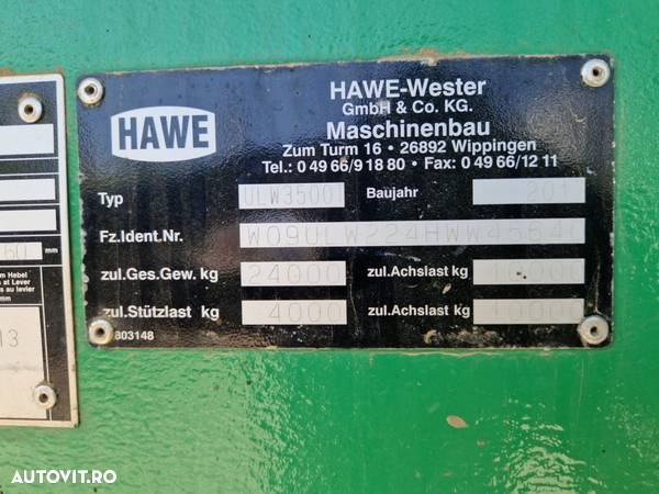 Hawe ULW3500T Remorca Cereale - 7