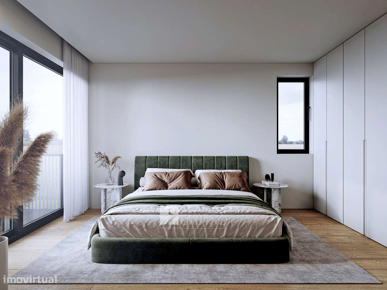 Apartamento T1 com garagem e varanda em Guifões, Matosinhos.-11