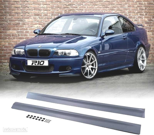 KIT DE CARROÇARIA COMPLETO PACK M2 MII PARA BMW E46 COUPE 99-07 COM PDC - 2