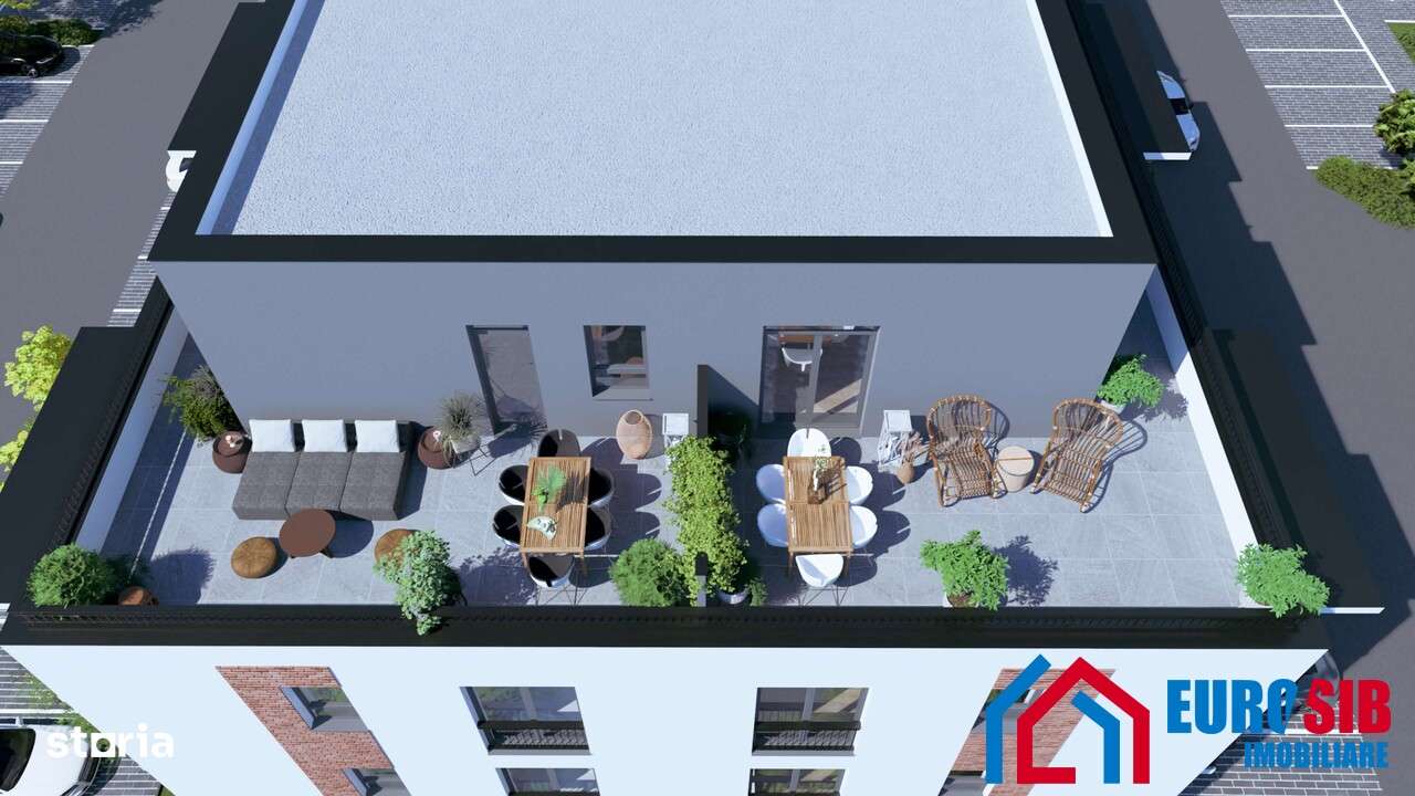 Penthouse Apartament 2 camere – terasă 41 mp, Magnolia Sibiu-4