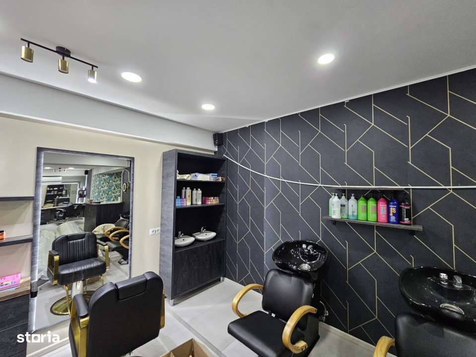Spatiu comercial, 102 mp, salon de infrumusetare complet echipat - Imagine principală: 4/14
