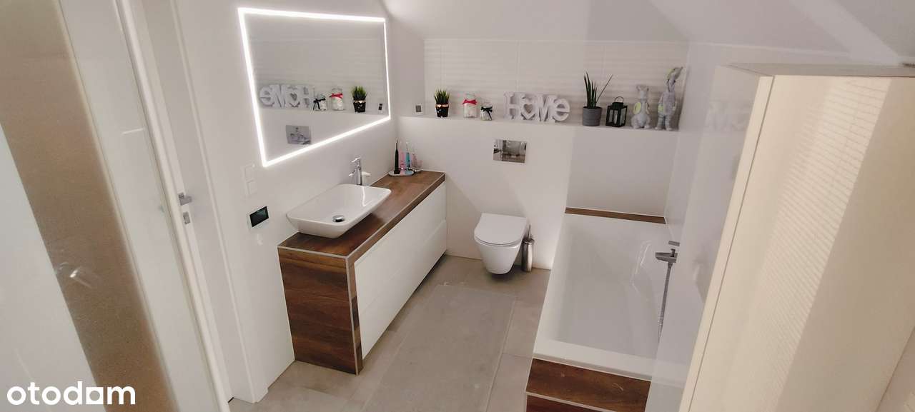 Nowoczesny dom semi-detached z garażem i klimatem-9