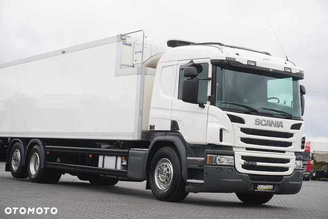 Scania P 410 / EURO 6 / CHŁODNIA + WINDA / 23 PALETY / OŚ SKRĘTNA / MAŁO UŻYWANA - 28