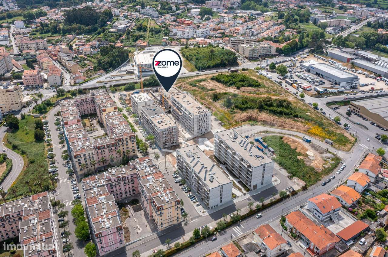 T2 +1 Novo, com Varanda, Garagem e Acabamentos Gama Alta – Gaia-19