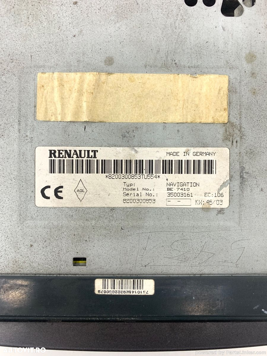 RENAULT GRAND SCENIC II (JM0/1_) 8200300853TU554 - 2