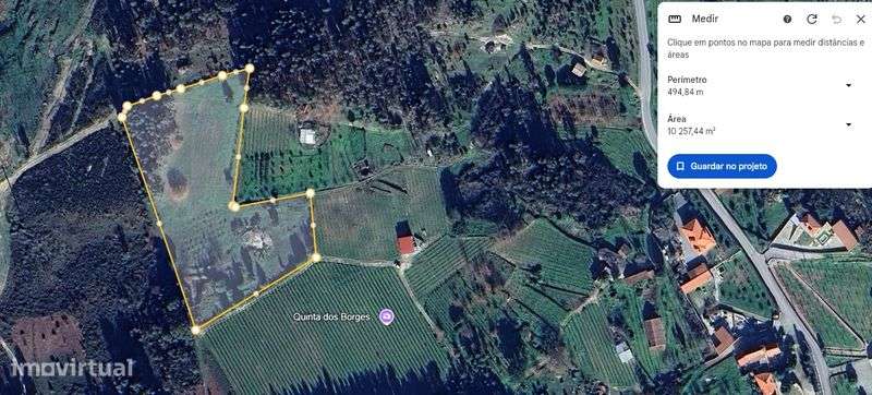 Terreno 10491m2 Agrícola Com árvores de fruto  e Poço e charca - Grande imagem: 4/6