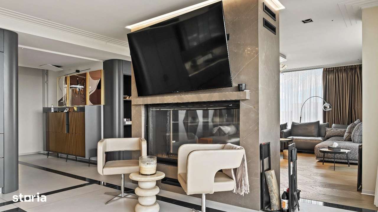 Penthouse 5 camere lux cu 3 parcari Pipera - Imagine principală: 5/15