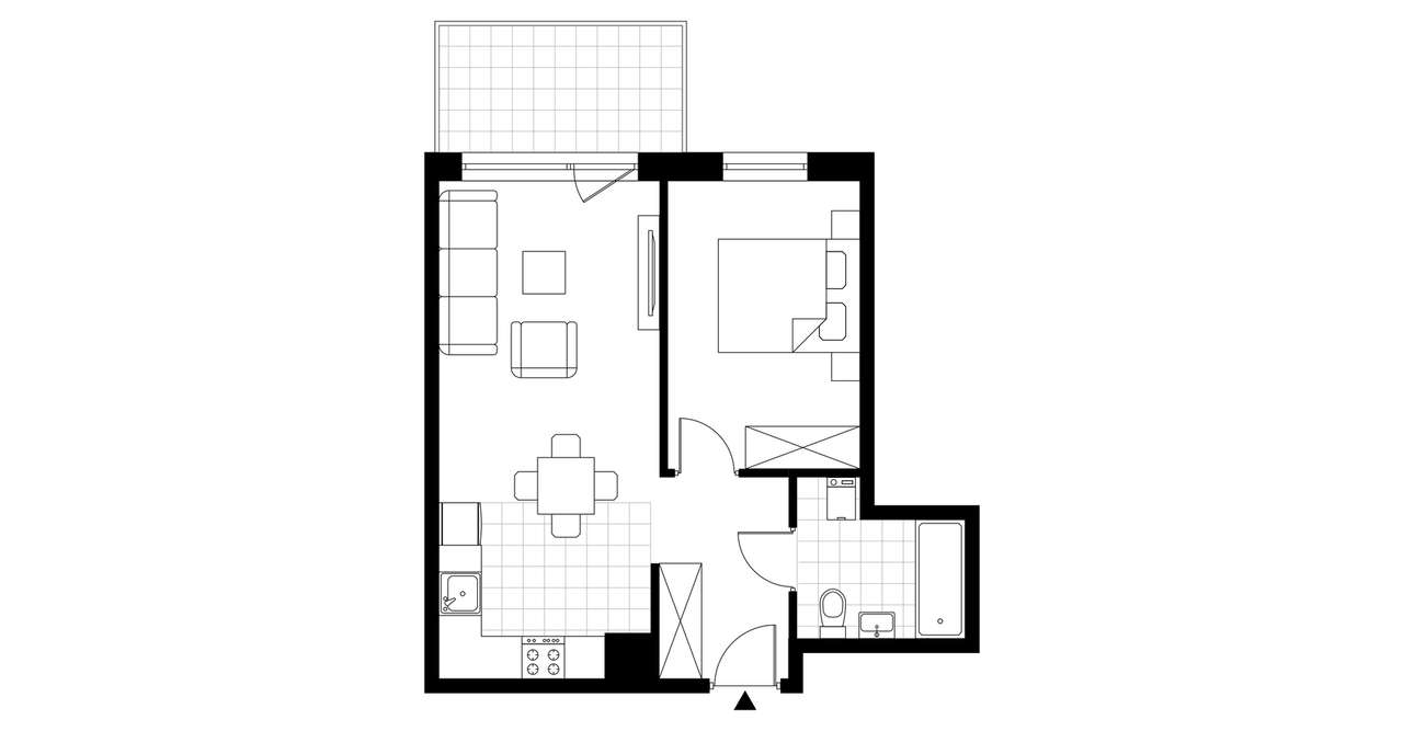 Mysłowice, Kwiatowa  | mieszkanie 2-pok. | B 1.06 - Pełny obrazek: 4/9