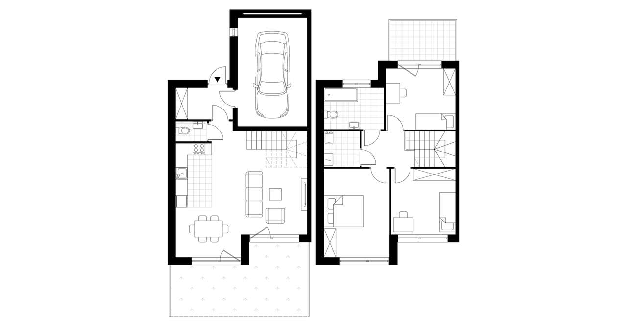 4-pokojowy dom 112m2 + ogródek Bezpośrednio - Pełny obrazek: 3/8