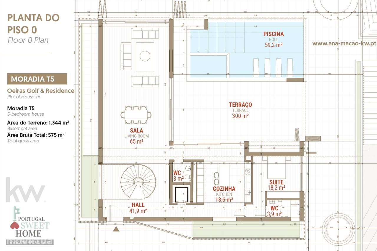 Moradia de Luxo T5, com Piscina e Garagem para 2 viaturas, Lote 33-33