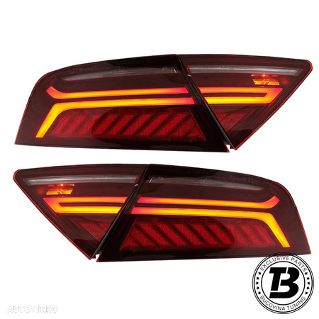 Stopuri LED compatibile cu Audi A7 4G RED Design - 1