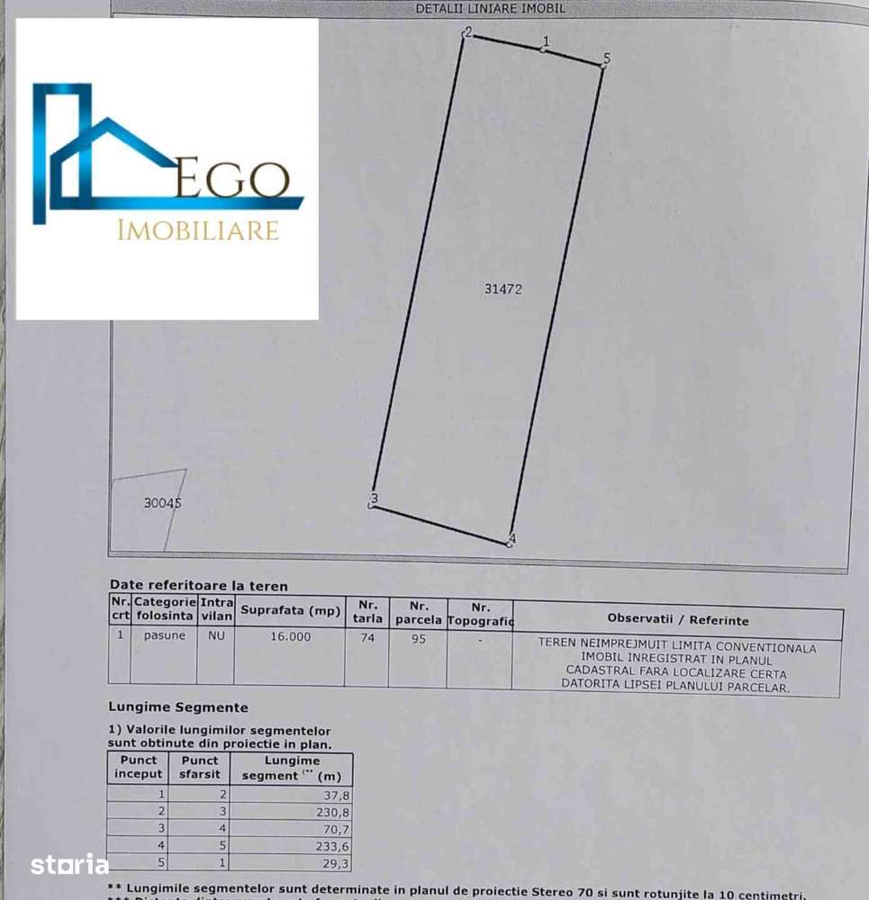Teren extravilan Bucovăț - Imagine principală: 1/1
